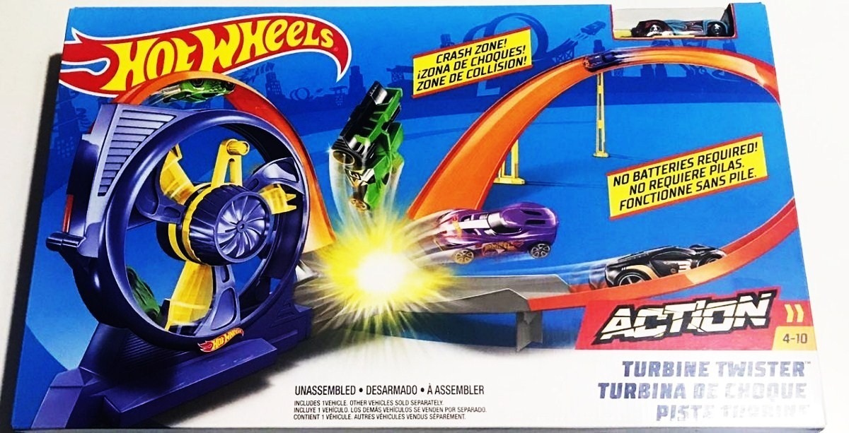 pista choques hot wheels